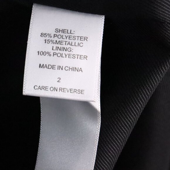 Happy x Nature Women's 2 Kate Hudson Metallic Green Wrap Dress 80's Inspired - Picture 14 of 16